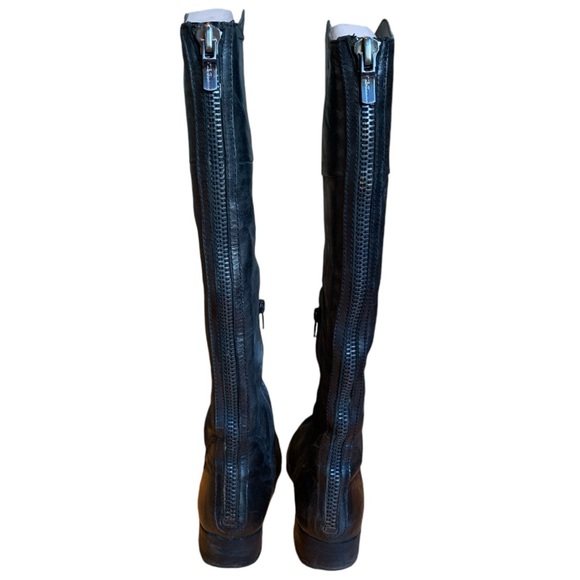 Women’s Genuine Leather Malino Knee High Tall in Black Size 7.5 US - Picture 4 of 14